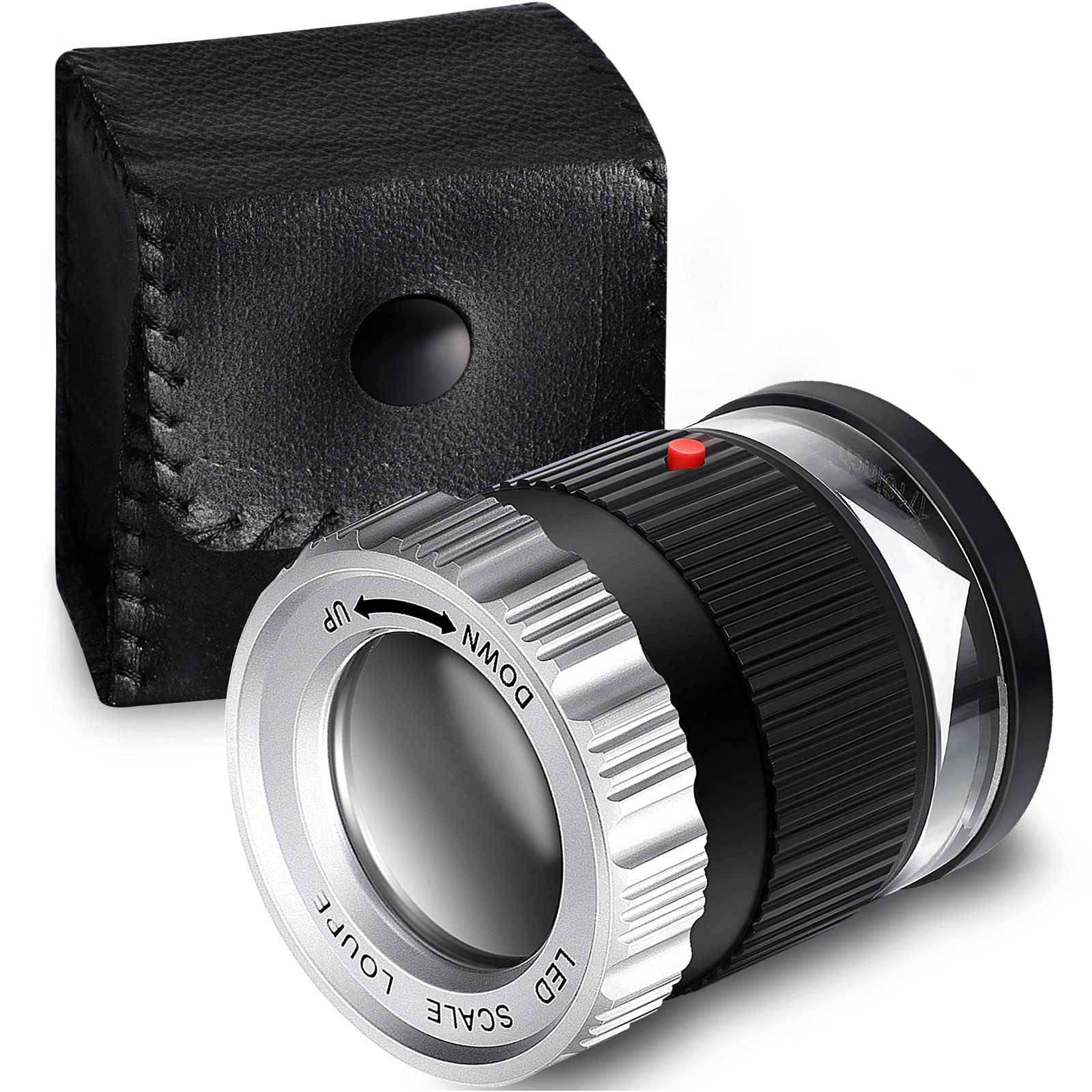 Eye Piece Magnifier - 30X الجيب المكبر مع مقياس LED