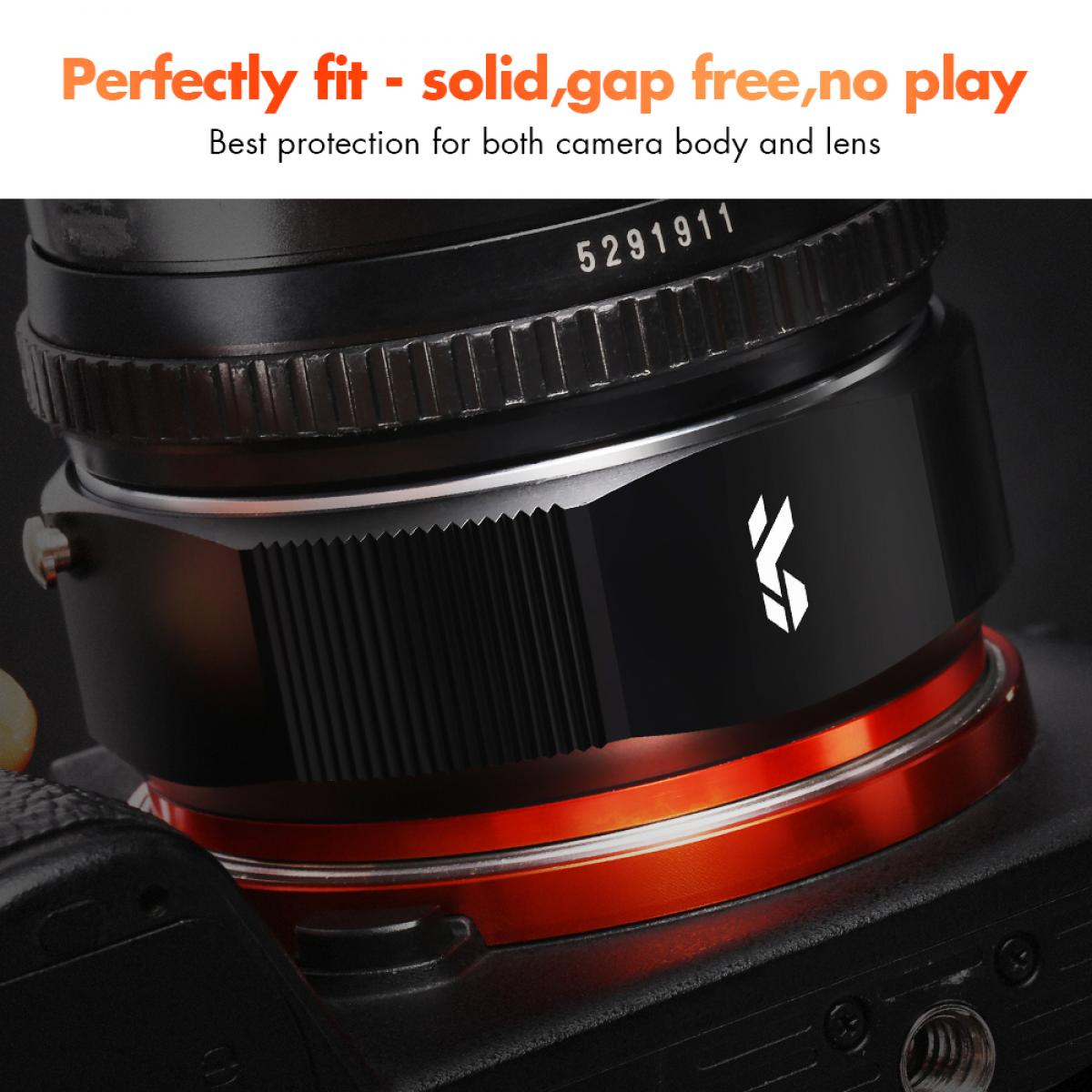 محول تركيب عدسات K&F CONCEPT M - مراجعة Macro Extension Tube وسعره