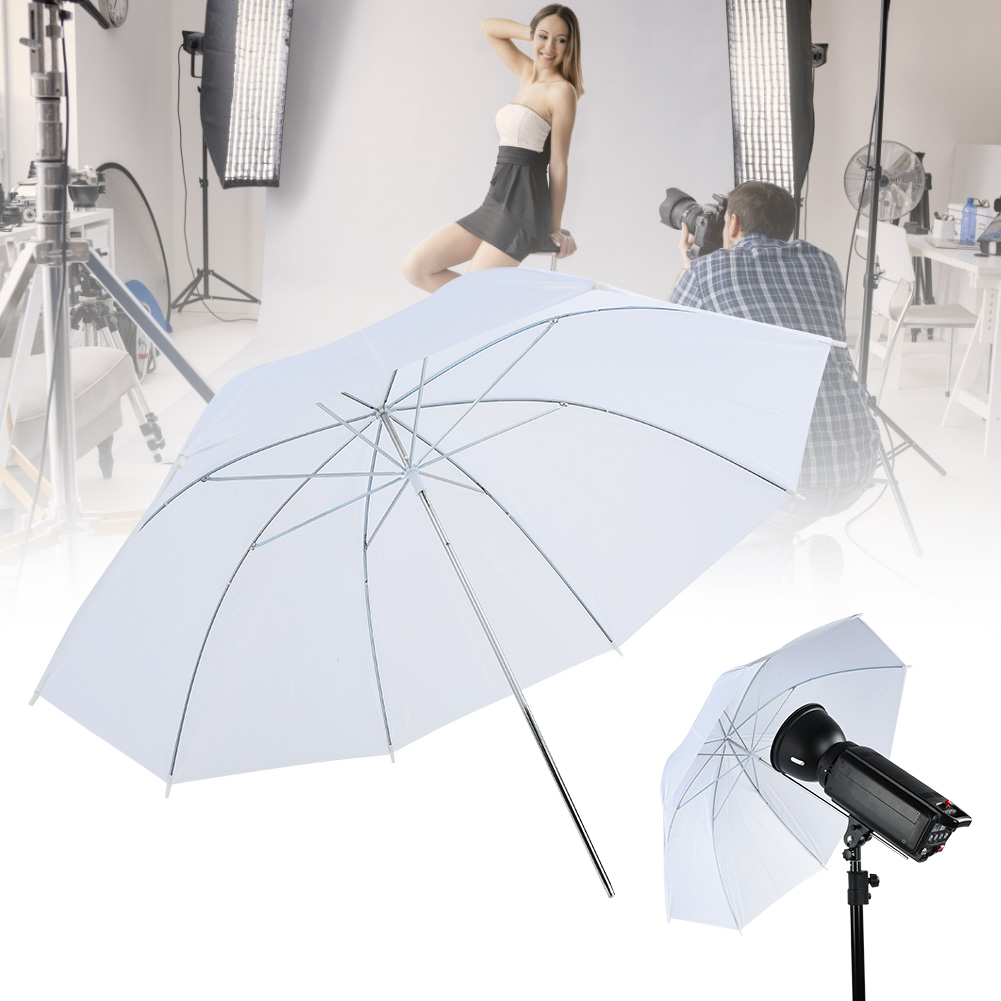 مظلة ناعمة بيضاء شفافة مقاس 33 - مراجعة Photography Kit Pro وسعره