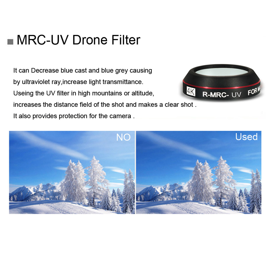 بدون طيار تصفية ل DJI Mavic بر - مراجعة Nd Filter Set وسعره
