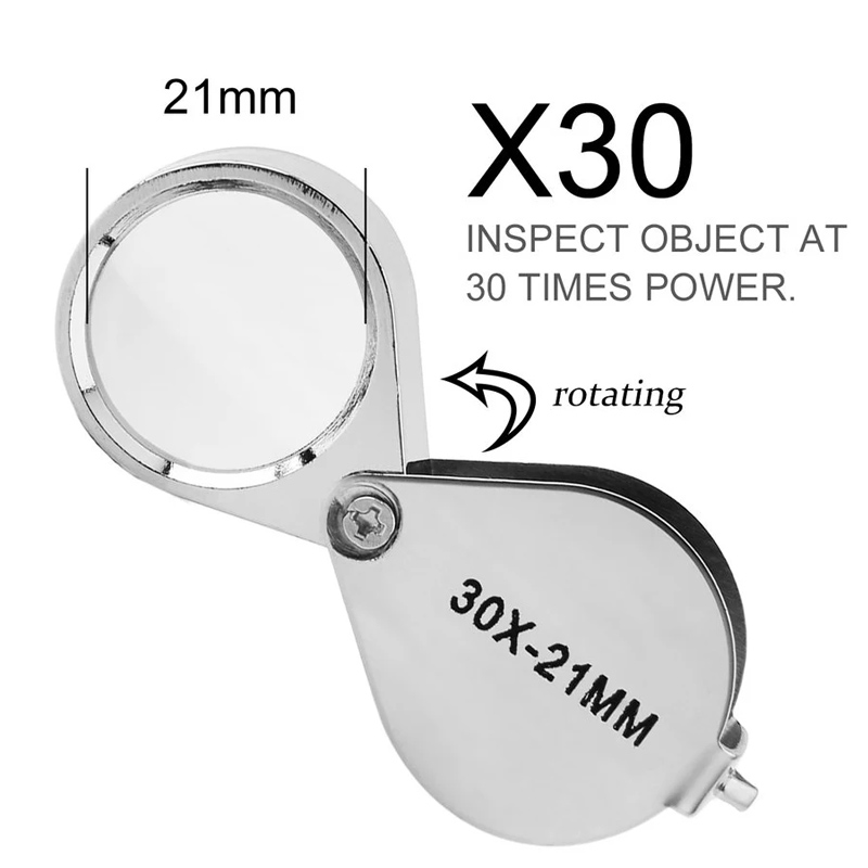 10-30X جيب العدسة المكبر مجوهر - مراجعة Eye Piece Magnifier وسعره