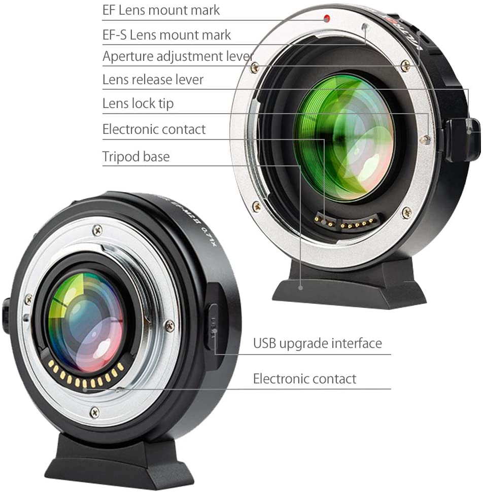 Viltrox EF-M2II 0.71x محول معز - مراجعة Macro Extension Tube وسعره