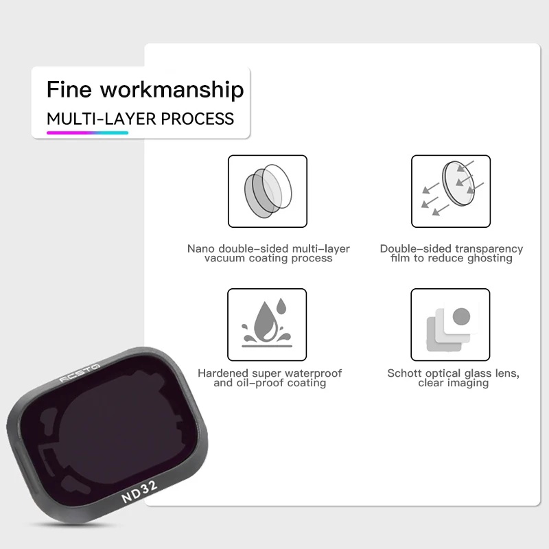 مجموعة فلاتر عدسة كاميرا الطائ - مراجعة Nd Filter Set وسعره