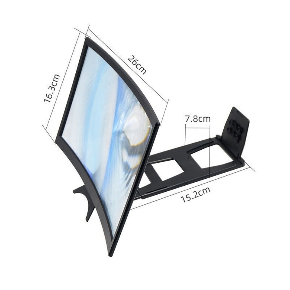 مكبر شاشة ثلاثي الأبعاد 12 بوص - مراجعة Eye Piece Magnifier وسعره