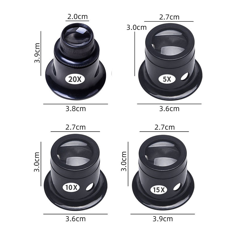 مجموعة من 4 قطع عدسات مكبرة أح - مراجعة Eye Piece Magnifier وسعره