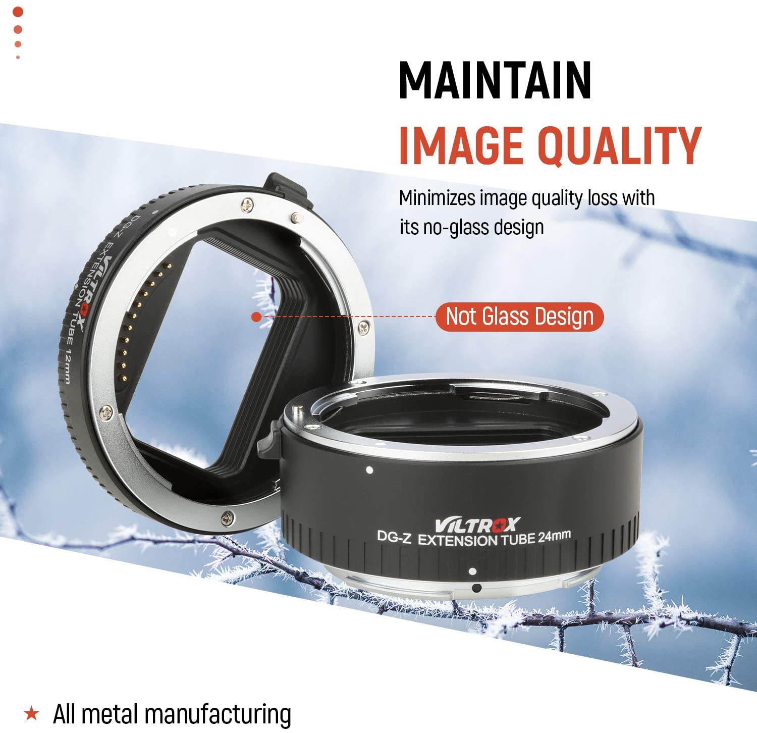 Viltrox DG-Z التركيز التلقائي  - مراجعة Macro Extension Tube وسعره