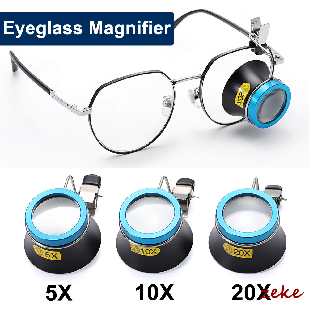 5X 10X 20X النظارات المكبر كلي - مراجعة Eye Piece Magnifier وسعره