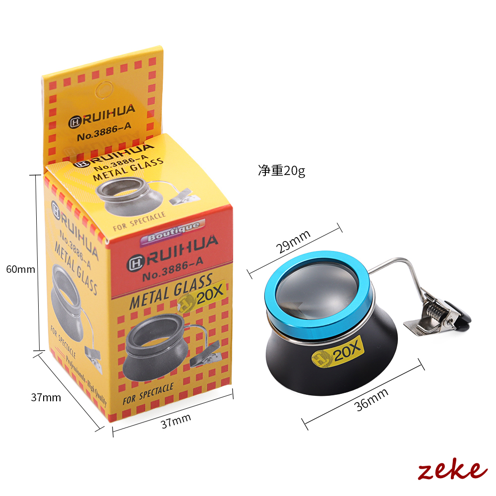 5X 10X 20X النظارات المكبر كلي - مراجعة Eye Piece Magnifier وسعره
