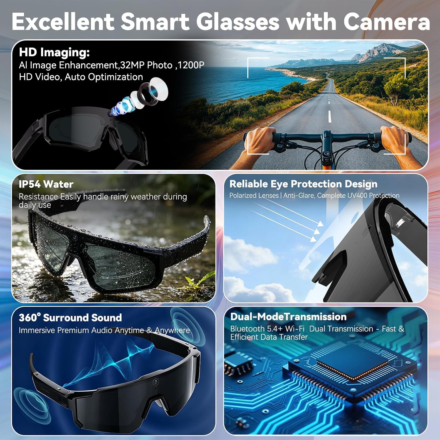 نظارات ذكية جديدة بتقنية الذكا - مراجعة Photography Unit وسعره