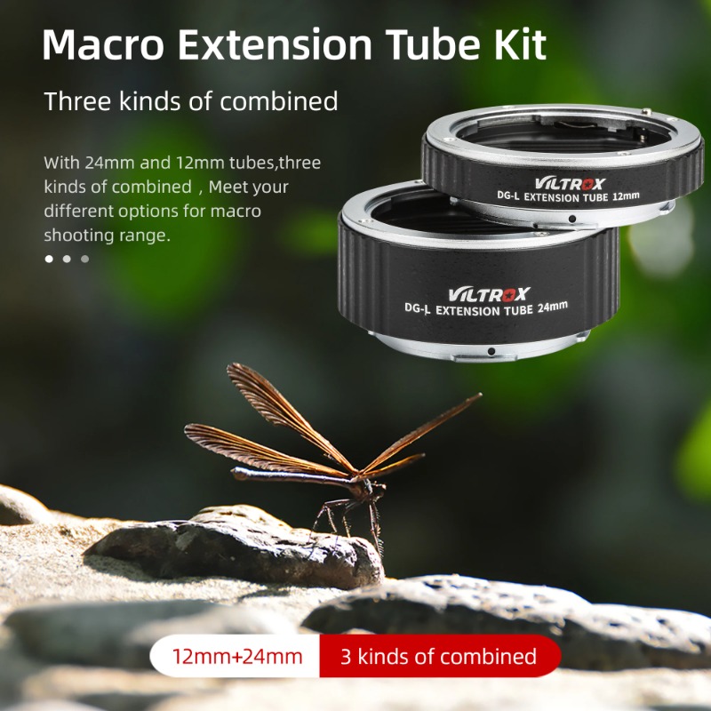 Viltrox DG-L التركيز التلقائي  - مراجعة Macro Extension Tube وسعره